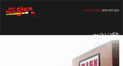 Desktop Screenshot of ftworthsigns.net